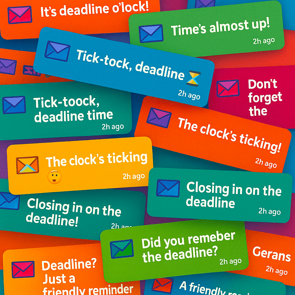 Deadline Freak Feature Demo